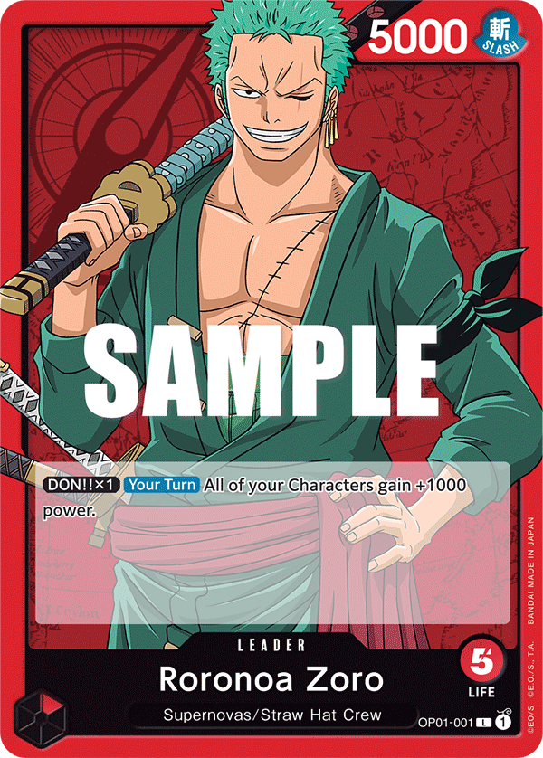 Roronoa Zoro (OP01-001)