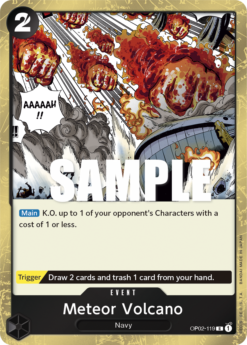 Meteor Volcano (OP02-119)