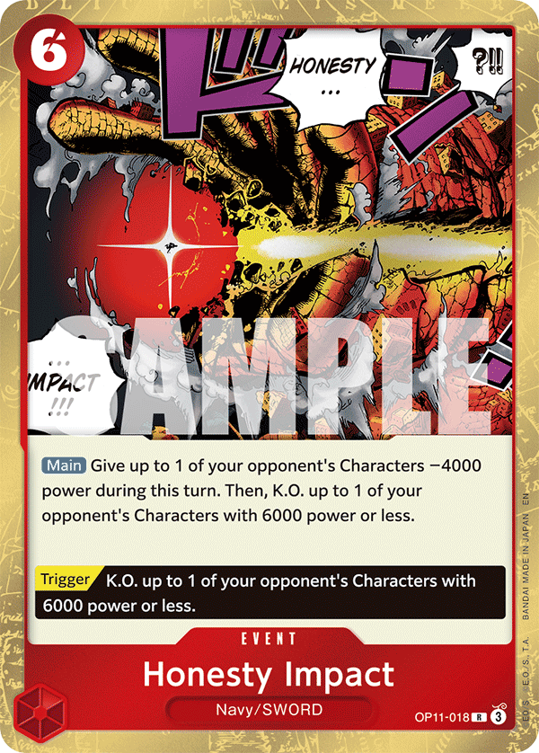 Honesty Impact (OP11-018)
