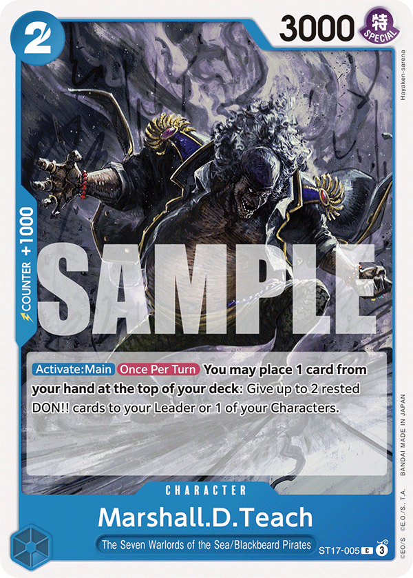 Marshall.D.Teach (ST17-005)